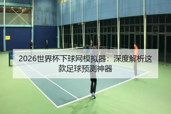 2026世界杯下球网模拟器：深度解析这款足球预测神器